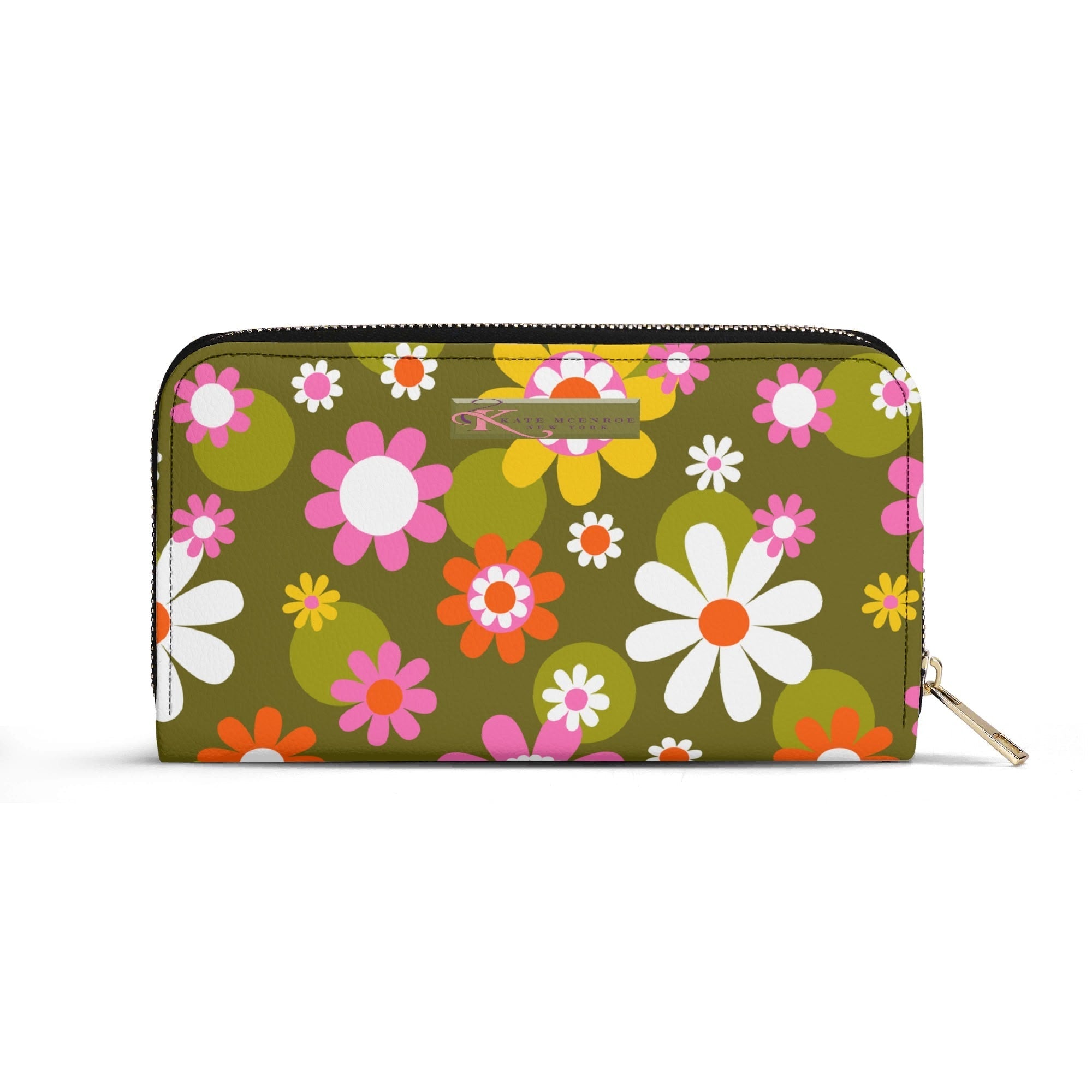 Kate McEnroe New York Groovy Flower Power Daisy 1960s Retro WalletWalletsNM6PKGEW-1