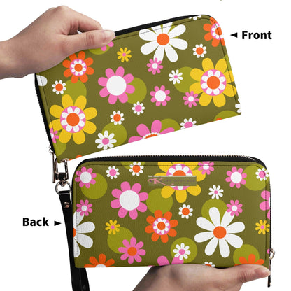 Kate McEnroe New York Groovy Flower Power Daisy 1960s Retro WalletWalletsNM6PKGEW-1