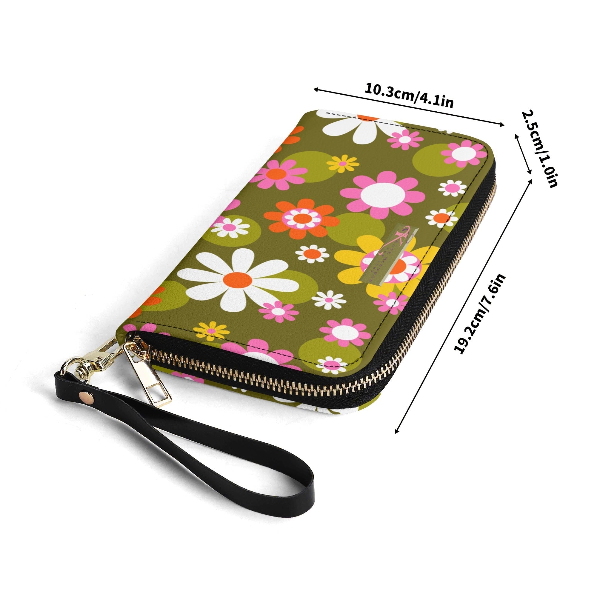 Kate McEnroe New York Groovy Flower Power Daisy 1960s Retro WalletWalletsNM6PKGEW-2