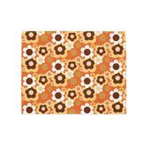 Kate McEnroe New York Groovy Flower Power Retro 70s Placemats Set of 4, Mid Century Modern Orange Green Brown Dining Table DecorPlacemats7907583_17484