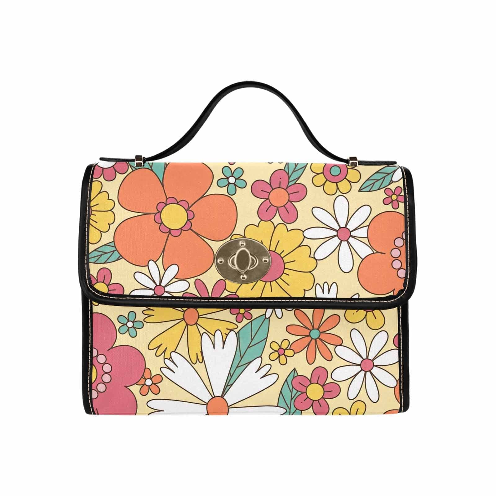 Kate McEnroe New York Groovy Flower Power Top Handle SatchelHandbagsDG1501237DXH10287D