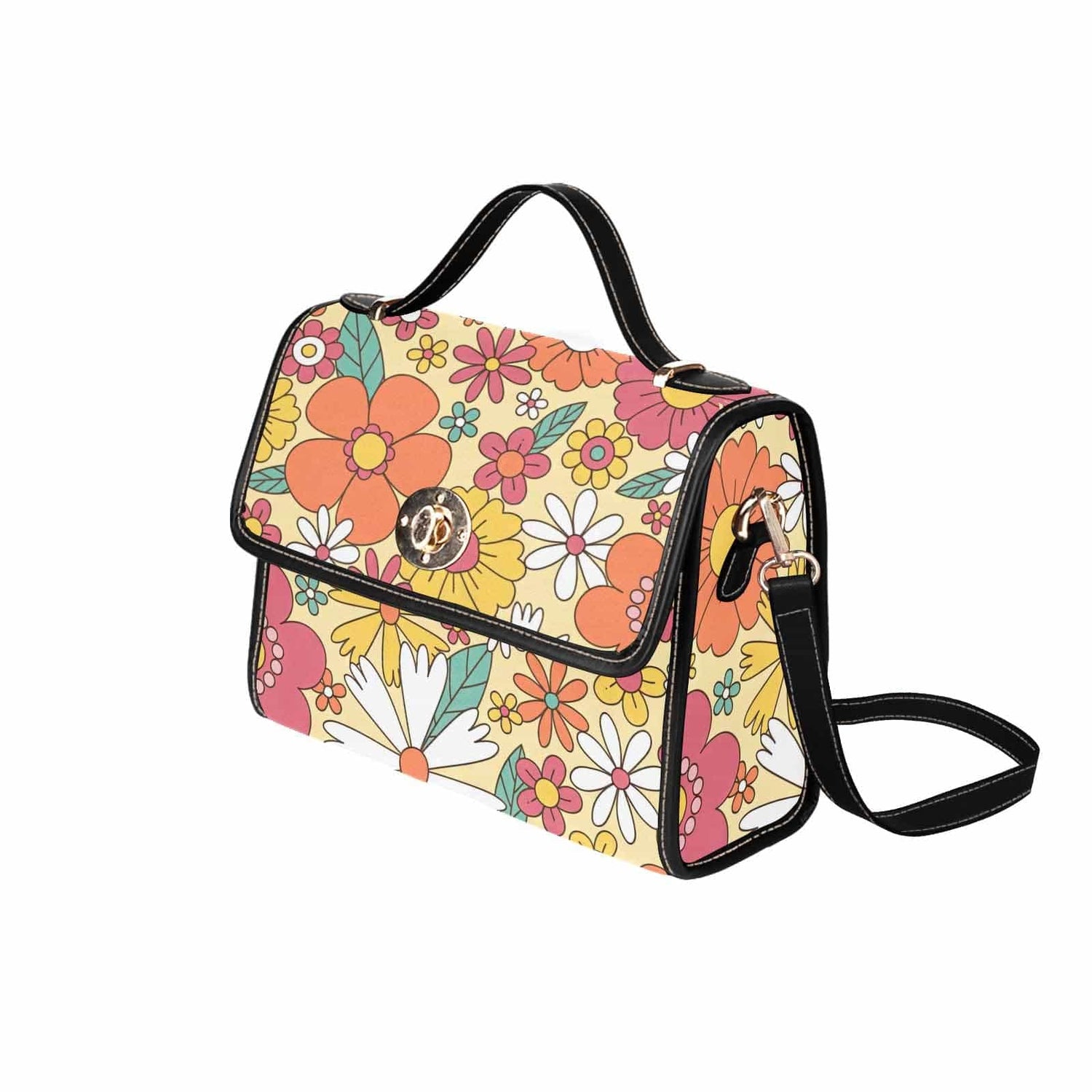 Kate McEnroe New York Groovy Flower Power Top Handle SatchelHandbagsDG1501237DXH10287D