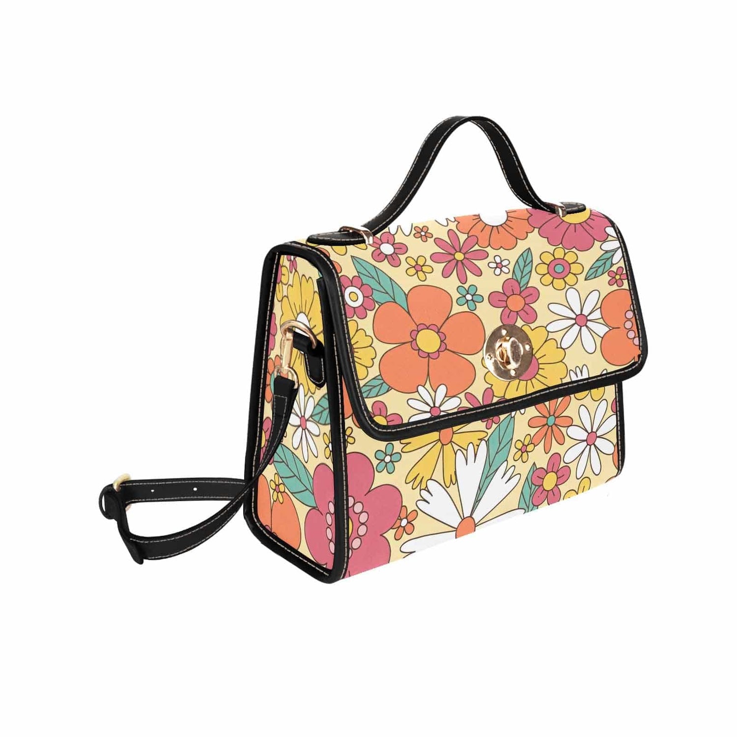 Kate McEnroe New York Groovy Flower Power Top Handle SatchelHandbagsDG1501237DXH10287D