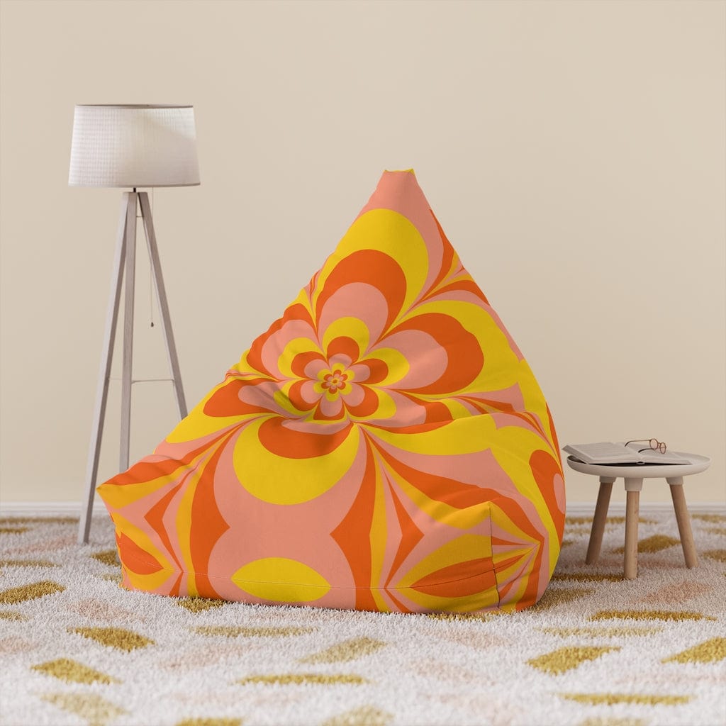Kate McEnroe New York Groovy Funky Retro Bean Bag Chair Cover Bean Bag Chair Covers 38&quot; × 42&quot; × 29&quot; / Without insert 24837826207397038349