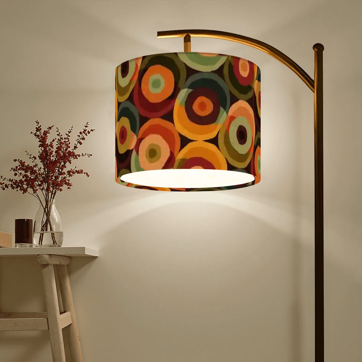 Kate McEnroe New York Groovy Hippie 70s Psychedelic Vintage Orbs Arc Floor LampFloor LampsTTzEMB6Iel