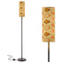 Kate McEnroe New York Groovy Hippie Floral Slim Floor Lamp, Retro 70s Geometric Accent LightSlim Floor LampsaPFeGuPXQG