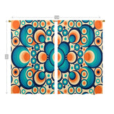 Kate McEnroe New York Groovy Hippie Retro Window Curtains (two panels)Window Curtains79657