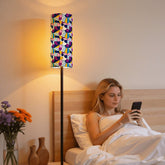 Kate McEnroe New York Groovy Mid Century Modern Geometric Cylinder Floor LampSlim Floor LampsB07nRKQifg