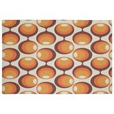 Kate McEnroe New York Groovy Orbs 70s Mid Century Modern Retro Hippie Rectangle Area RugRugsDRUBK - 2032 - PMA