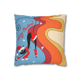 Kate McEnroe New York Groovy Retro Atomic Kitschy Cat Merry Christmas Pillow Cover, Mid Century Modern Cushion Covers, MCM Holiday Pillow CaseThrow Pillow Covers22459229526049089075