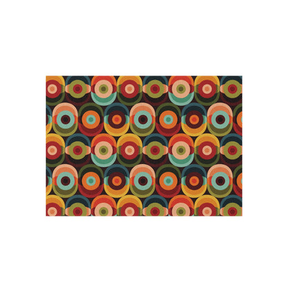 Kate McEnroe New York Groovy Retro Orb Mid Century Modern Outdoor RugRugs85962391599102997789