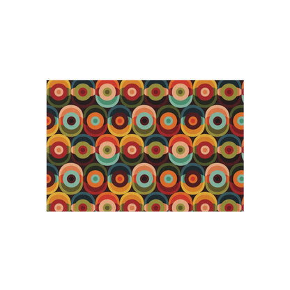 Kate McEnroe New York Groovy Retro Orb Mid Century Modern Outdoor RugRugs85962391599102997789