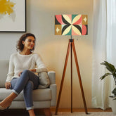 Kate McEnroe New York Groovy Starburst Mid Century Modern Retro Geometric Tripod Floor LampFloor Lamps7CLWrkNJ6N