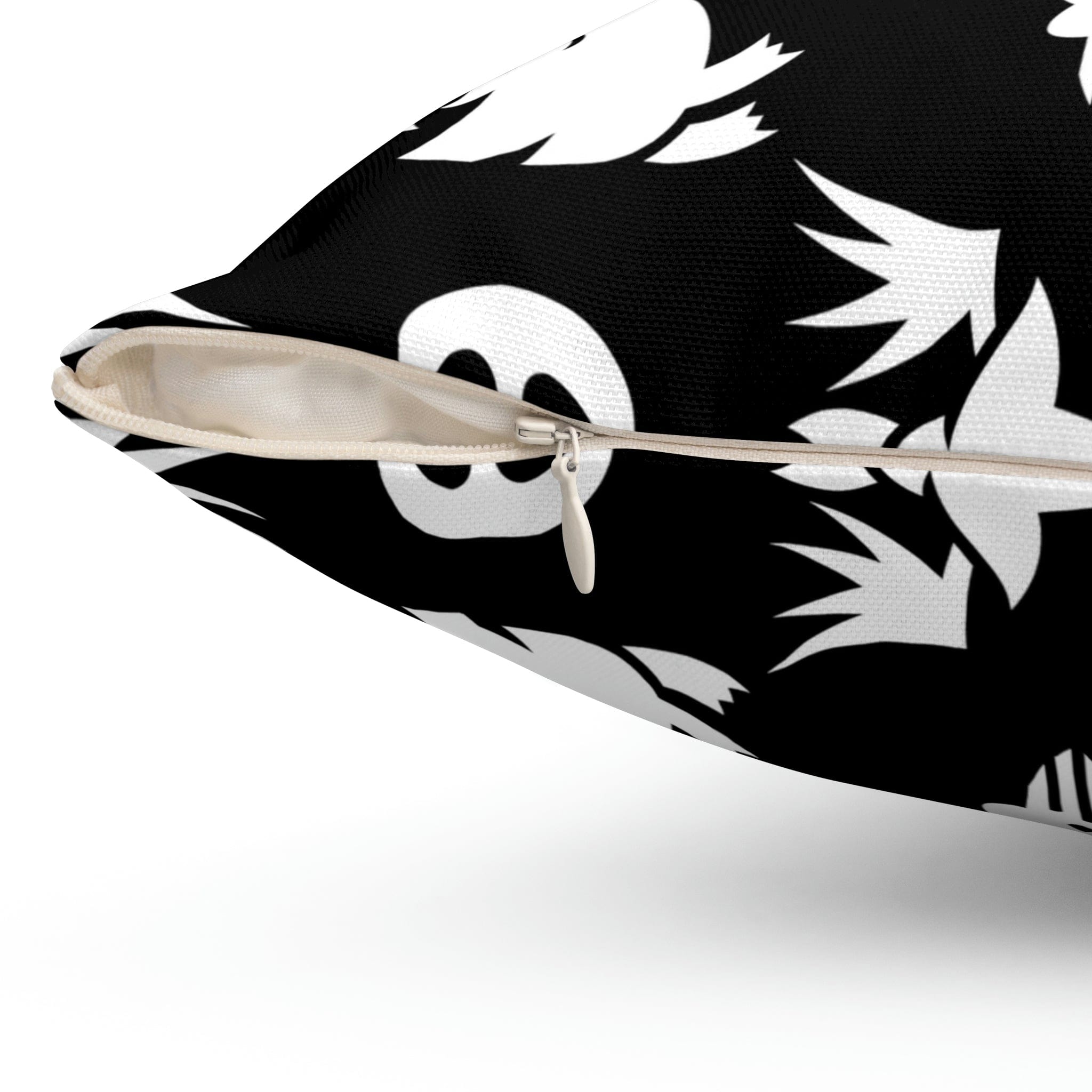 Kate McEnroe New York Halloween Bat And Skull Pillow Case Throw Pillow Covers