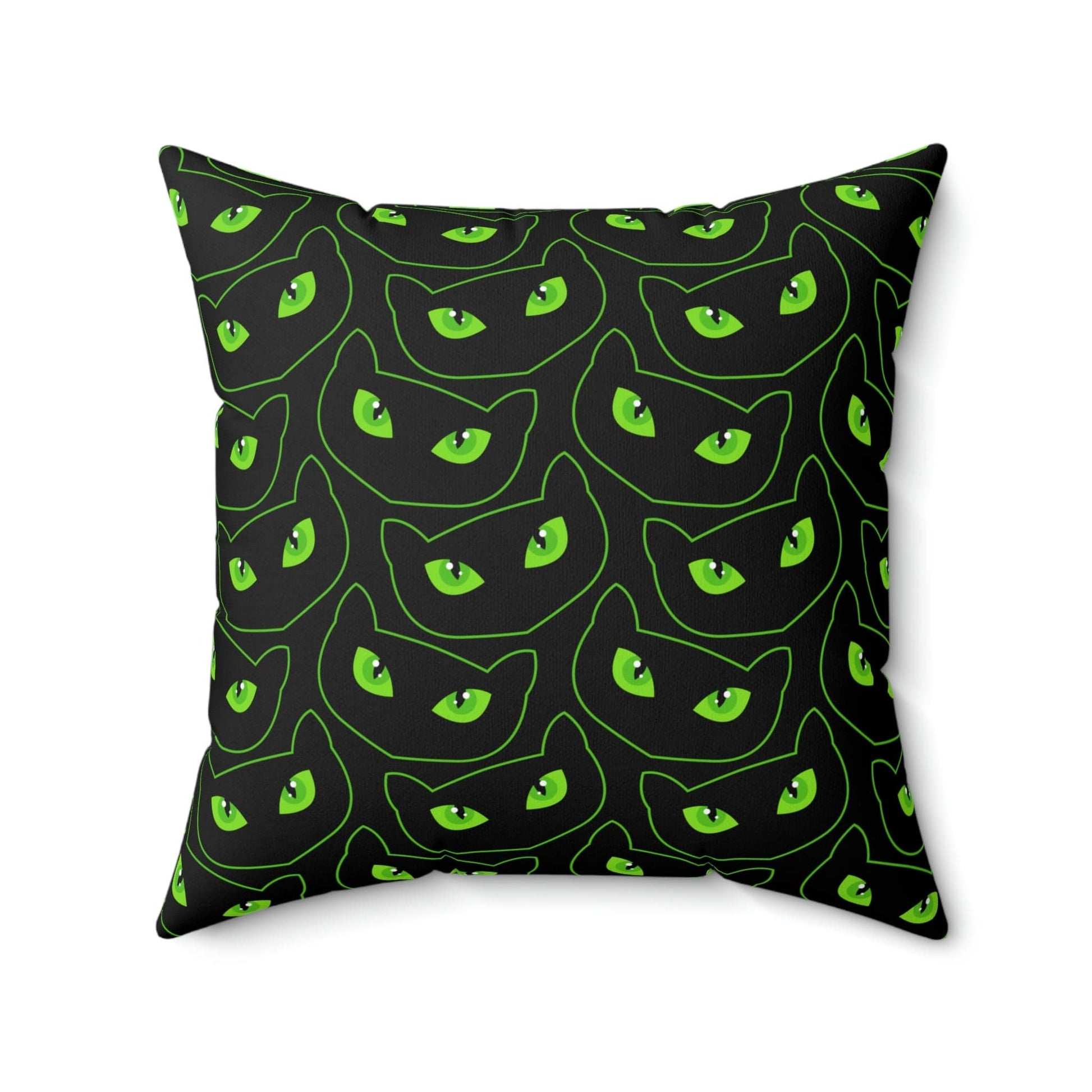 Kate McEnroe New York Halloween Pillow Cover, Spooky Cat Eyes Pillow Case Throw Pillow Covers 20" × 20" 3549431918