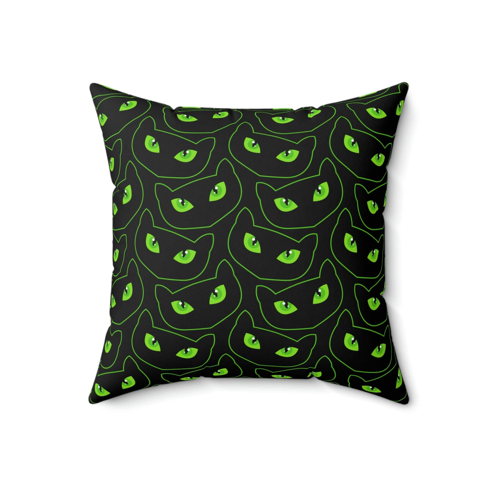 Kate McEnroe New York Halloween Pillow Cover, Spooky Cat Eyes Pillow CaseThrow Pillow Covers3549431917