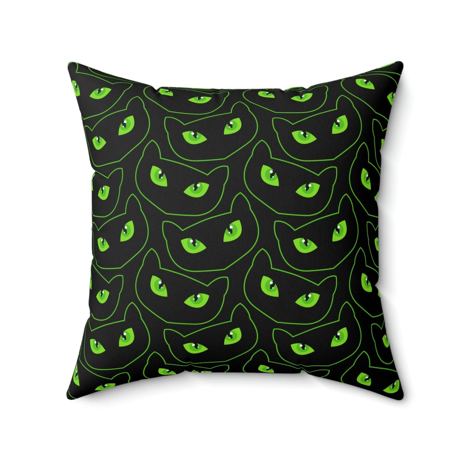 Kate McEnroe New York Halloween Pillow Cover, Spooky Cat Eyes Pillow CaseThrow Pillow Covers3549431918