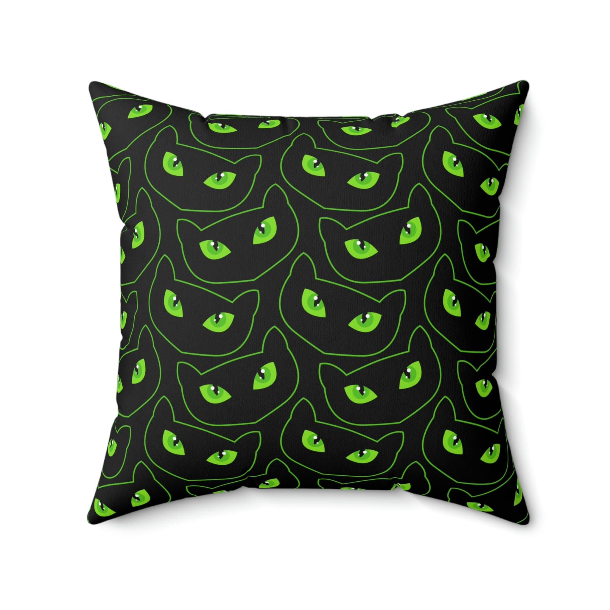 Kate McEnroe New York Halloween Pillow Cover, Spooky Cat Eyes Pillow CaseThrow Pillow Covers3549431918