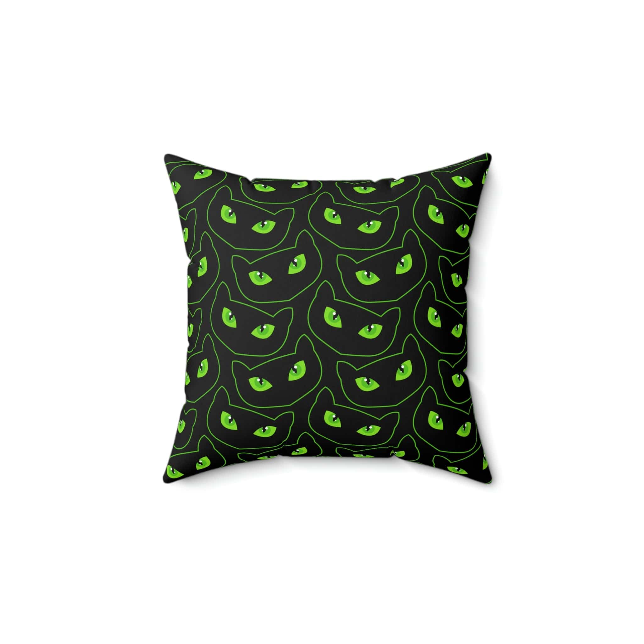 Kate McEnroe New York Halloween Pillow Cover, Spooky Cat Eyes Pillow CaseThrow Pillow Covers3549431919