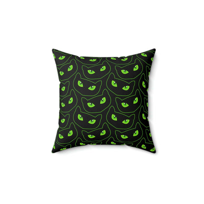 Kate McEnroe New York Halloween Pillow Cover, Spooky Cat Eyes Pillow CaseThrow Pillow Covers3549431919