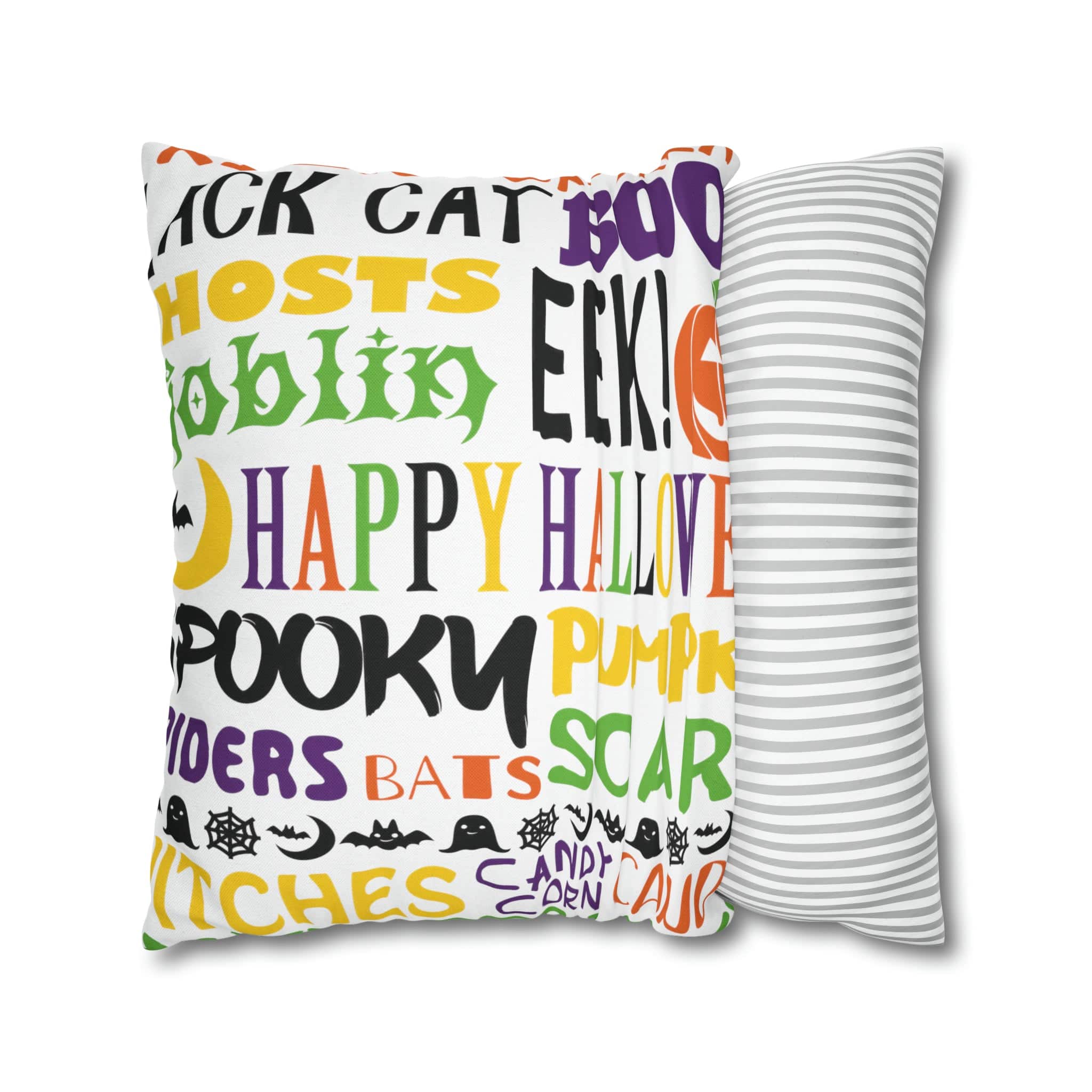 Kate McEnroe New York Halloween Throw Pillow Cover, Trick or Treat, Spooky Witches Haunted House Accent Pillow, Country Farmhouse Home Decor GiftThrow Pillow Covers46724660616554989546