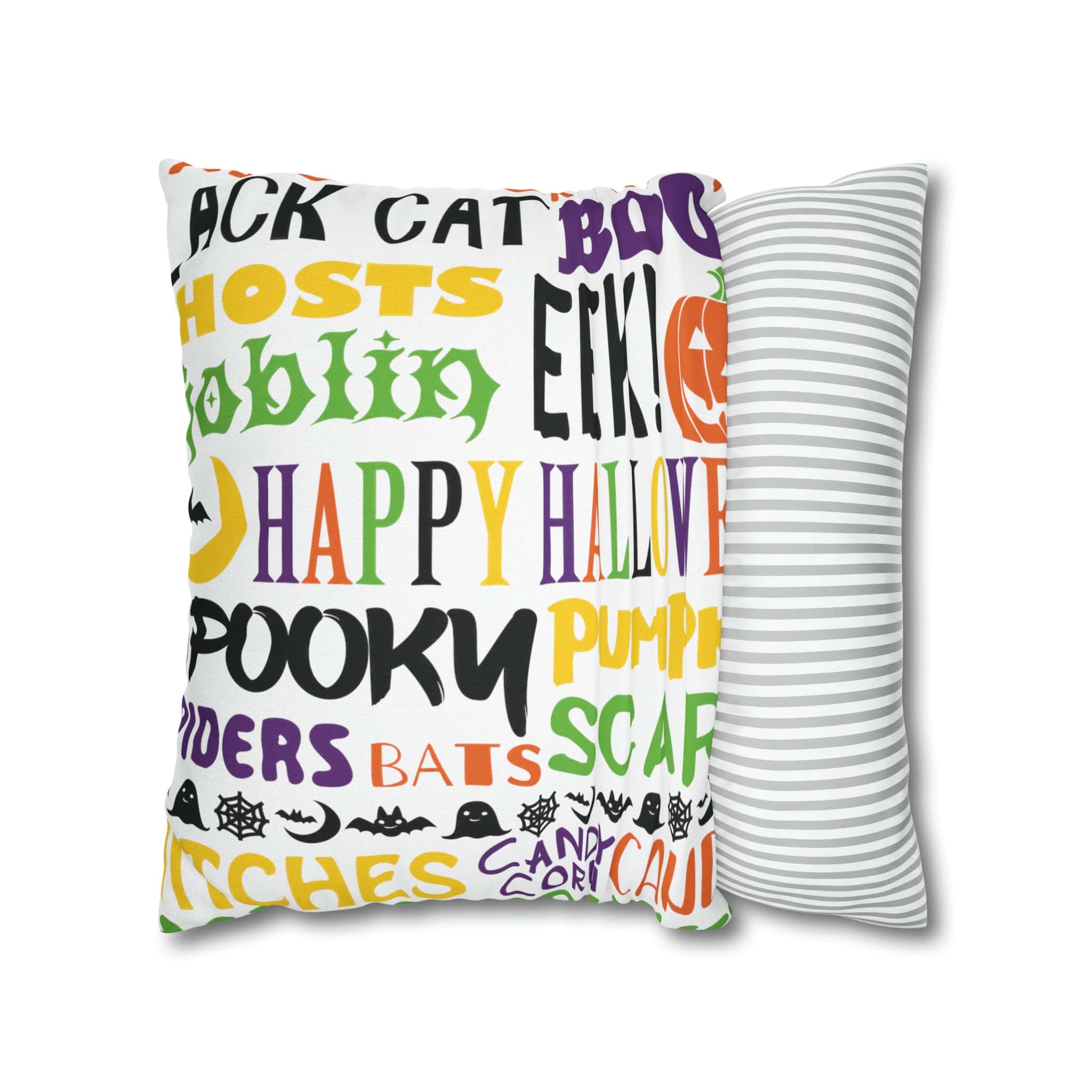 Kate McEnroe New York Halloween Throw Pillow Cover, Trick or Treat, Spooky Witches Haunted House Accent Pillow, Country Farmhouse Home Decor GiftThrow Pillow Covers46724660616554989546