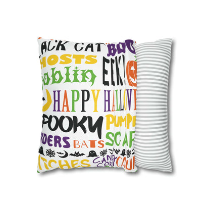 Kate McEnroe New York Halloween Throw Pillow Cover, Trick or Treat, Spooky Witches Haunted House Accent Pillow, Country Farmhouse Home Decor GiftThrow Pillow Covers46724660616554989546