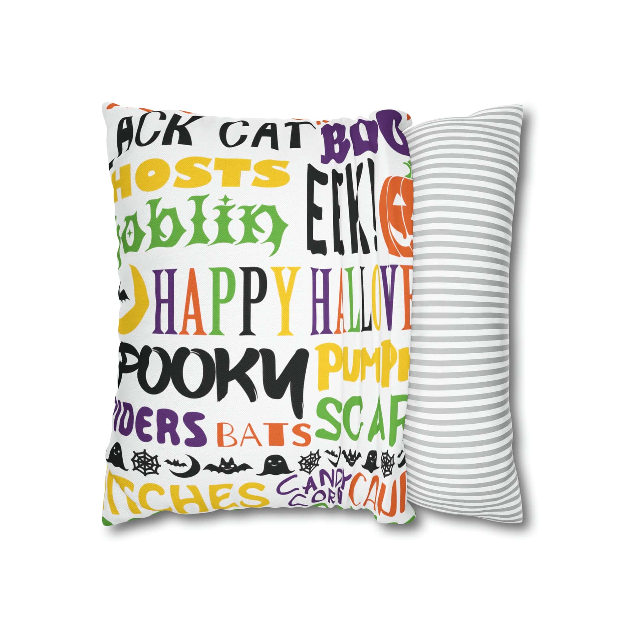 Kate McEnroe New York Halloween Throw Pillow Cover, Trick or Treat, Spooky Witches Haunted House Accent Pillow, Country Farmhouse Home Decor GiftThrow Pillow Covers46724660616554989546