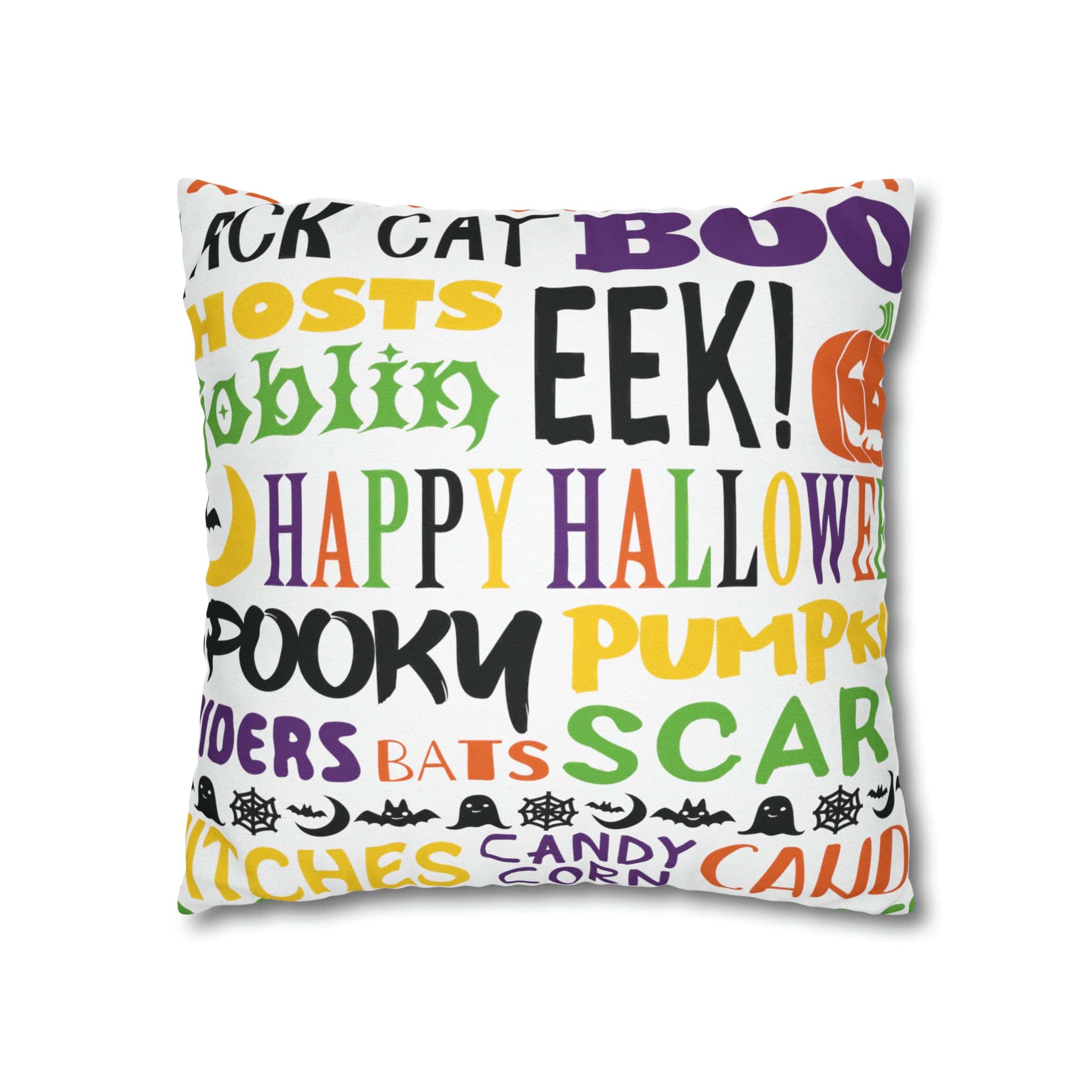Kate McEnroe New York Halloween Throw Pillow Cover, Trick or Treat, Spooky Witches Haunted House Accent Pillow, Country Farmhouse Home Decor GiftThrow Pillow Covers46724660616554989546