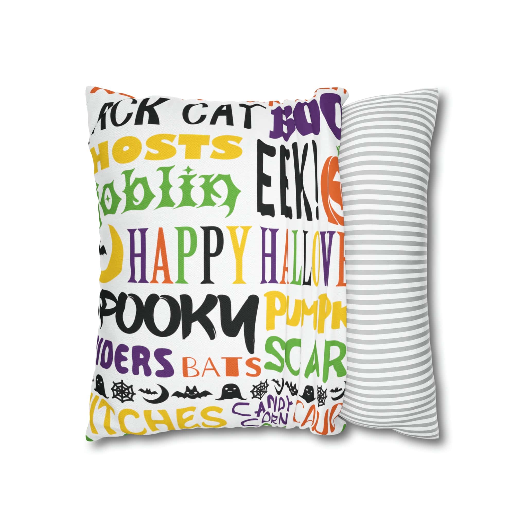 Kate McEnroe New York Halloween Throw Pillow Cover, Trick or Treat, Spooky Witches Haunted House Accent Pillow, Country Farmhouse Home Decor GiftThrow Pillow Covers46724660616554989546