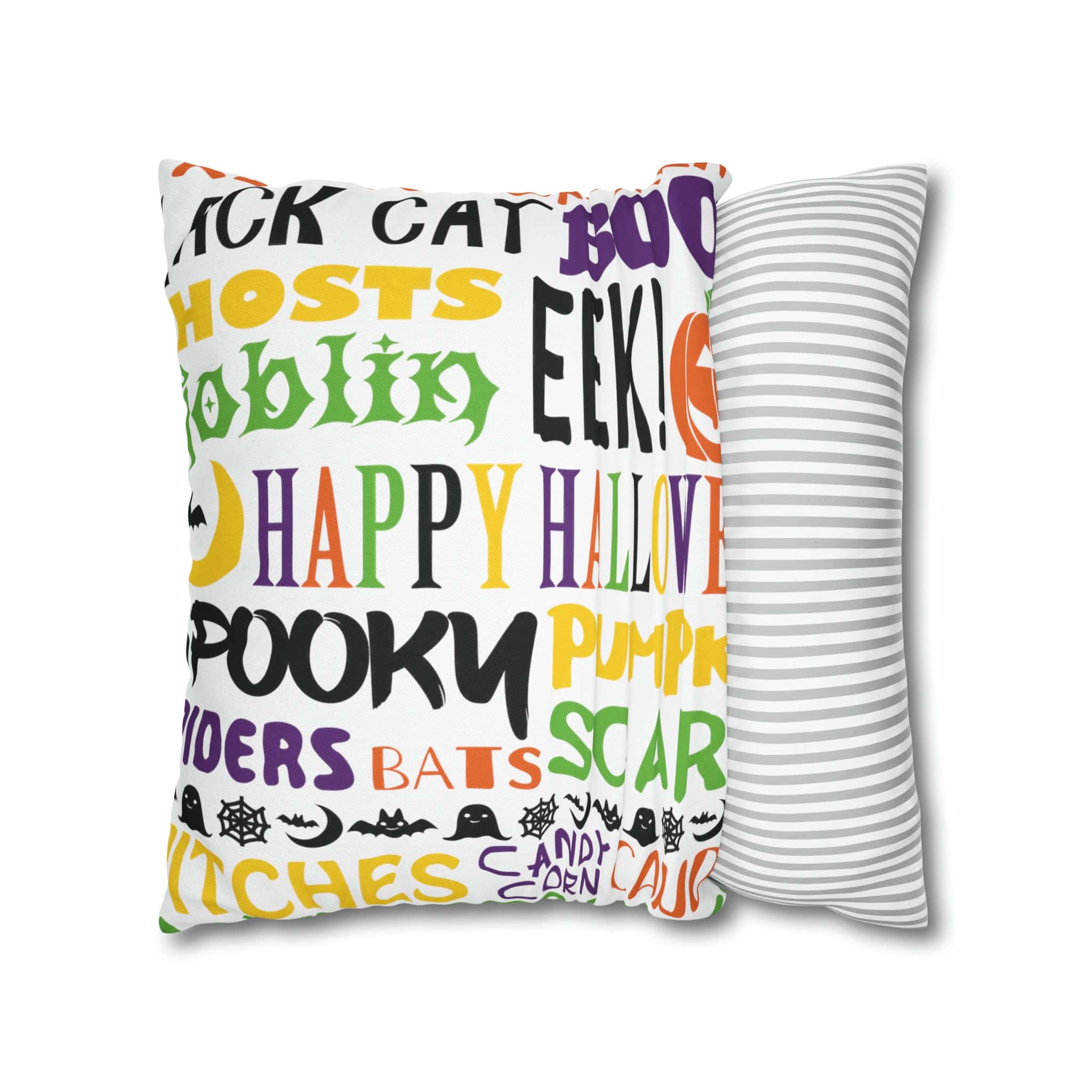 Kate McEnroe New York Halloween Throw Pillow Cover, Trick or Treat, Spooky Witches Haunted House Accent Pillow, Country Farmhouse Home Decor GiftThrow Pillow Covers46724660616554989546