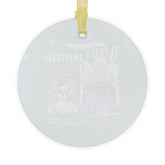 Kate McEnroe New York Haynes Sisters White Christmas Ornament, Wallace And Davis 1954 Movie Retro Card ArtOrnaments31264924674843392743