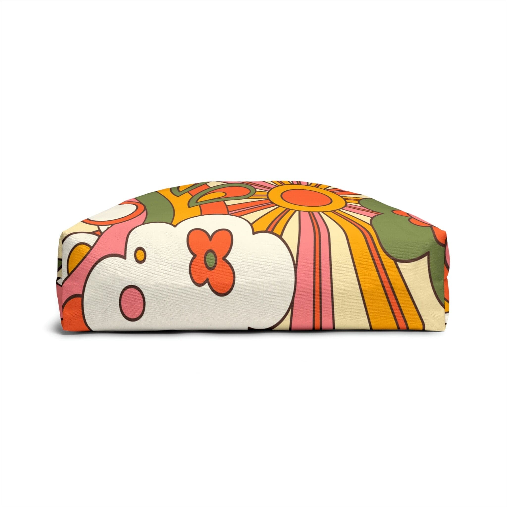 Kate McEnroe New York Hippie 70s Sunburst Floral Retro Groovy Weekender Tote BagTotesWT - HIP - GRO - 1