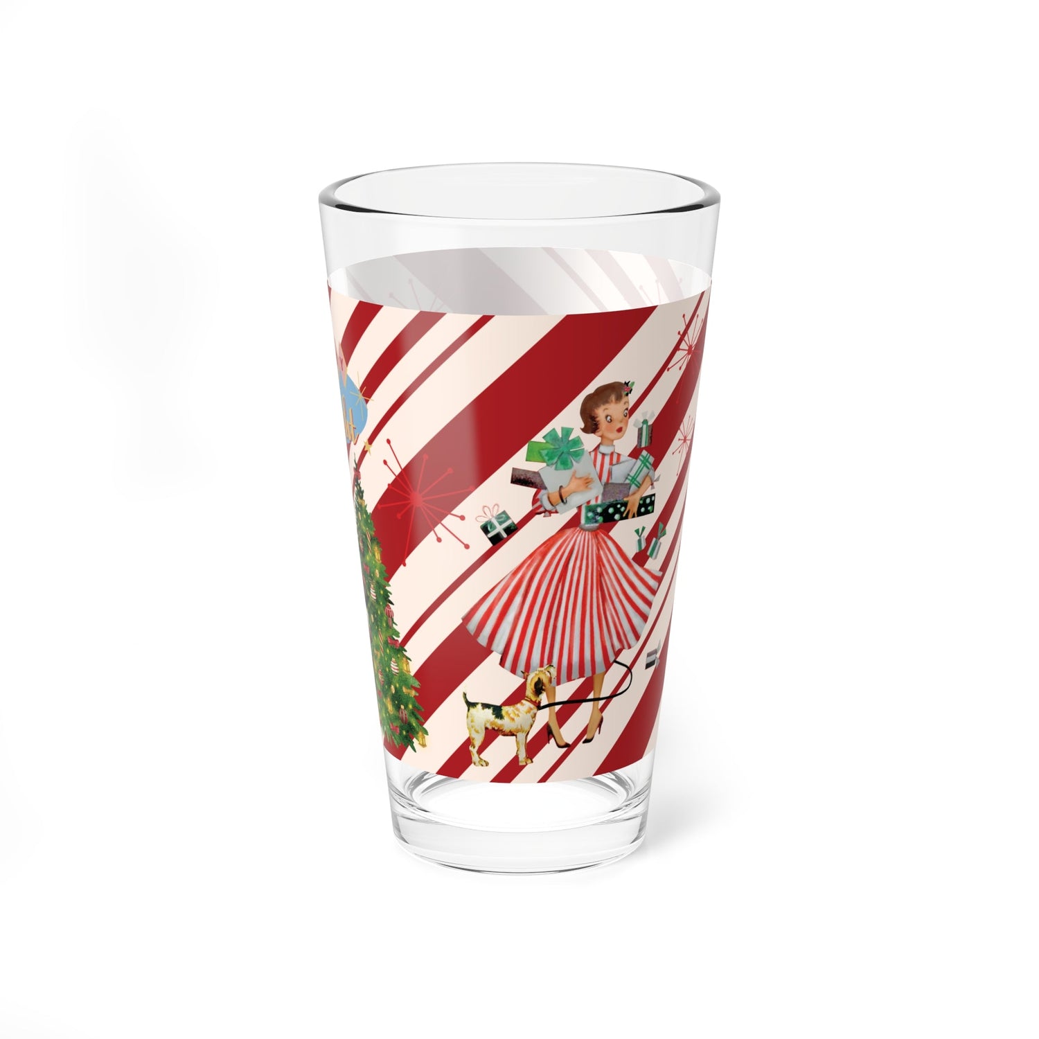 Kate McEnroe New York Holiday Cheer Pint Glass, Retro Festive Scenes, Mid Century Christmas Vibes, Fun Holiday GiftPint Glasses24100011047330323057