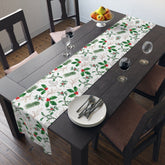 Kate McEnroe New York Holiday Table Runner, Christmas Table Runner, Evergreen and Holly Berries Table Linens, Farmhouse Table Decor, Holiday Party Tabletop DecorTable Runners19281433963610912210