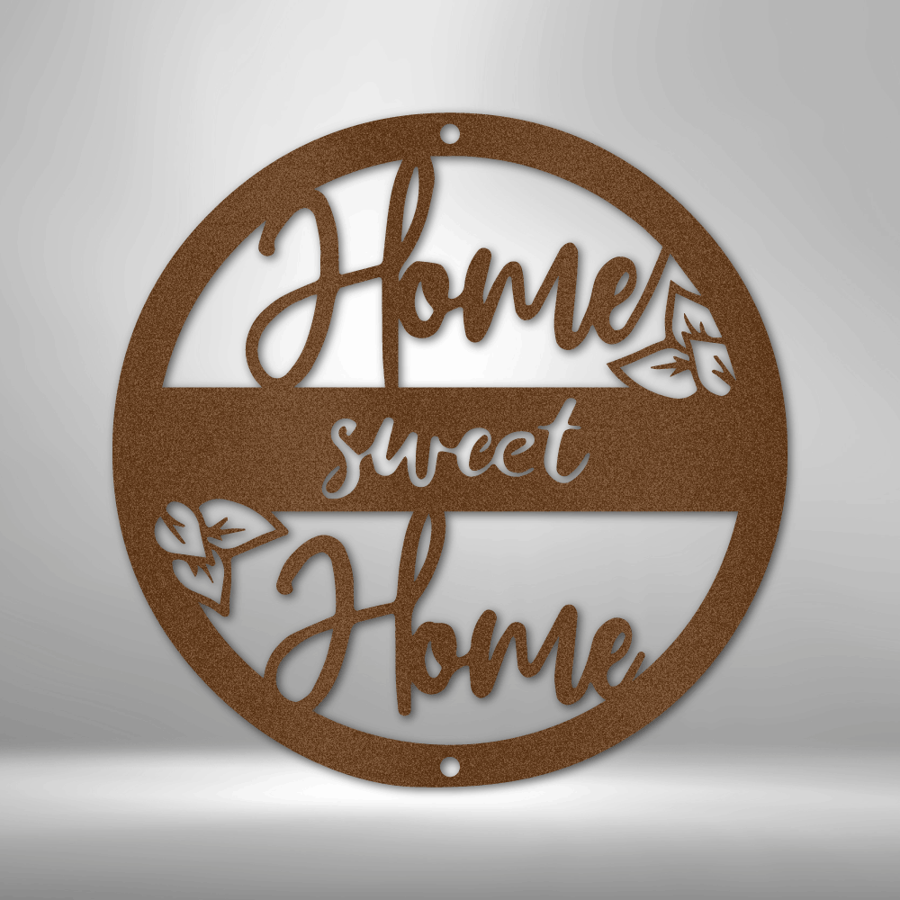 Kate McEnroe New York Home Sweet Home Metal Sign Metal Wall Art Copper / 15 SO-5505038