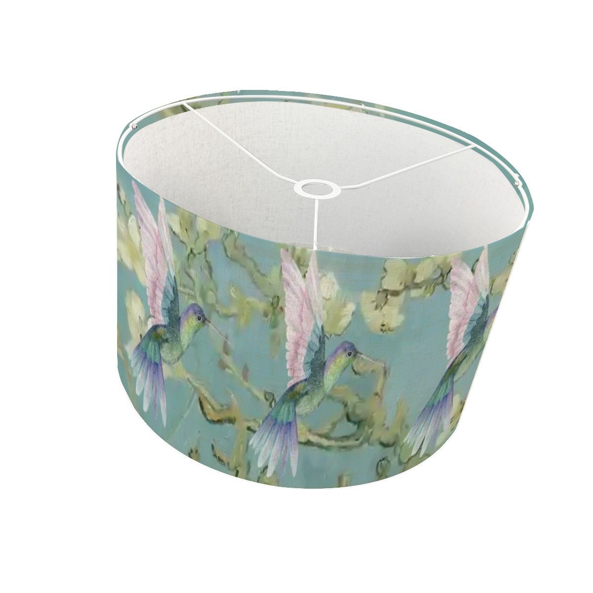 Kate McEnroe New York Hummingbird Almond Blossom Floral Drum Lamp ShadeLamp Shades2G3q01Xwzu