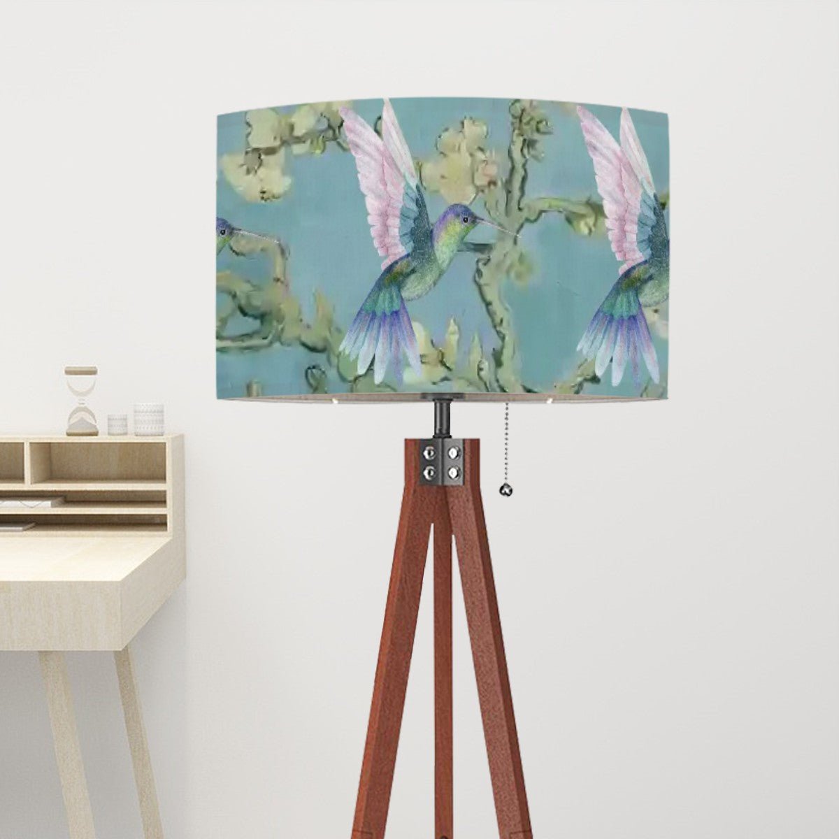 Kate McEnroe New York Hummingbird Almond Blossom Floral Drum Lamp ShadeLamp Shades2G3q01Xwzu