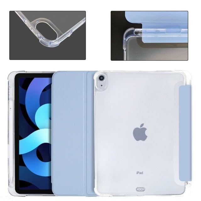 Kate McEnroe New York iPad Case With Pencil Holder For Pro 11 2021 Tablet Computer Docks & Stands Ice Blue 4 / Pro 11 2021 44370073-ice-blue-4-pro-11-2021
