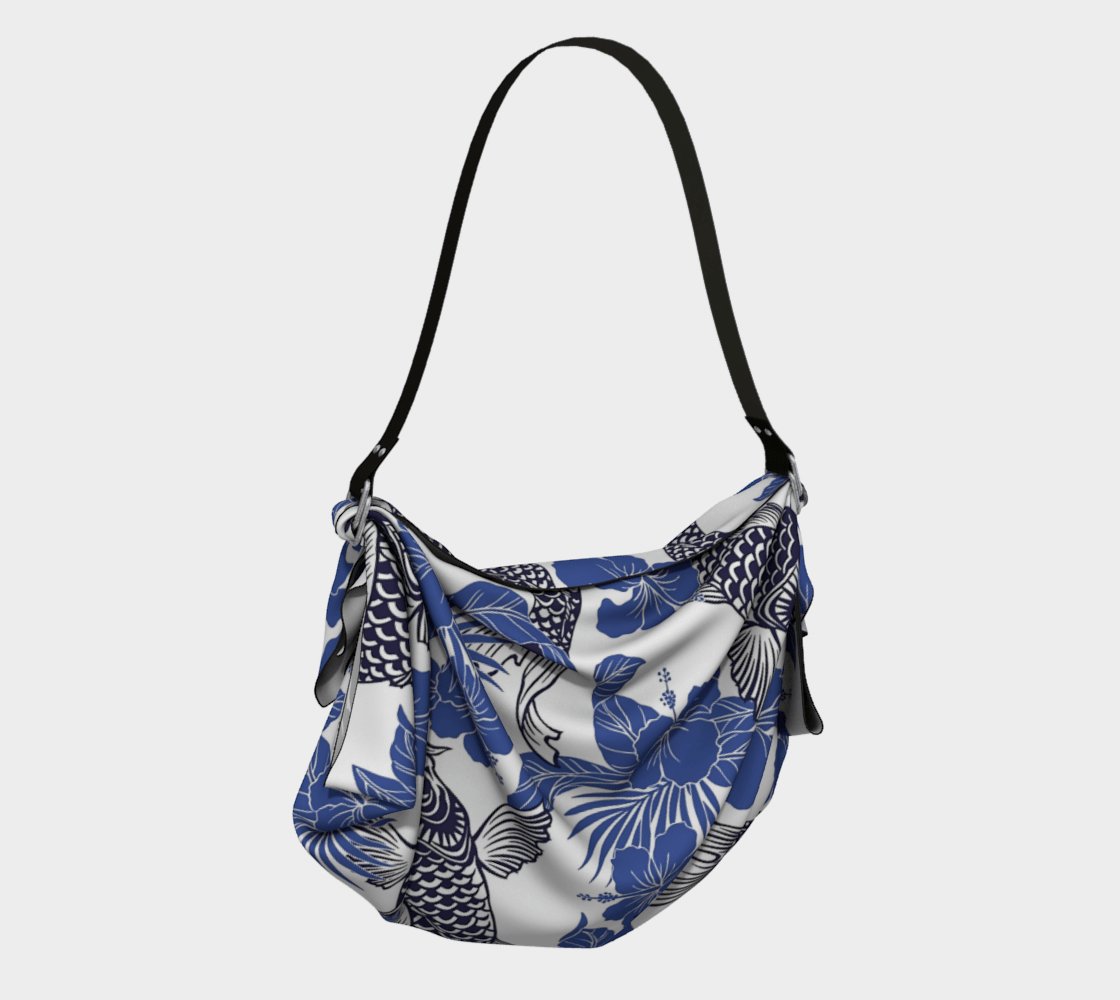 Kate McEnroe New York Japanese Koi Floral Origami Tote BagHandbags5493925|black|regular