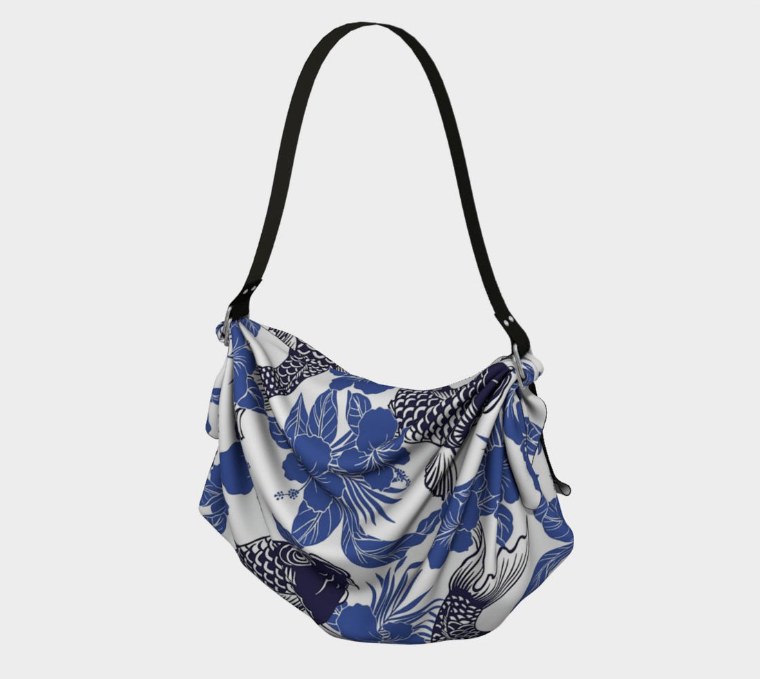 Kate McEnroe New York Japanese Koi Floral Origami Tote BagHandbags5493925|black|regular