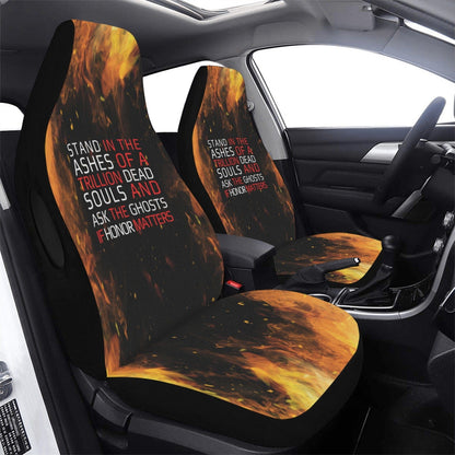 Kate McEnroe New York Jarvik Mass Effect Flames Car Seat Cover Airbag Compatible (Set of 2) Car Seat Cover Airbag Compatible One Size D6191160