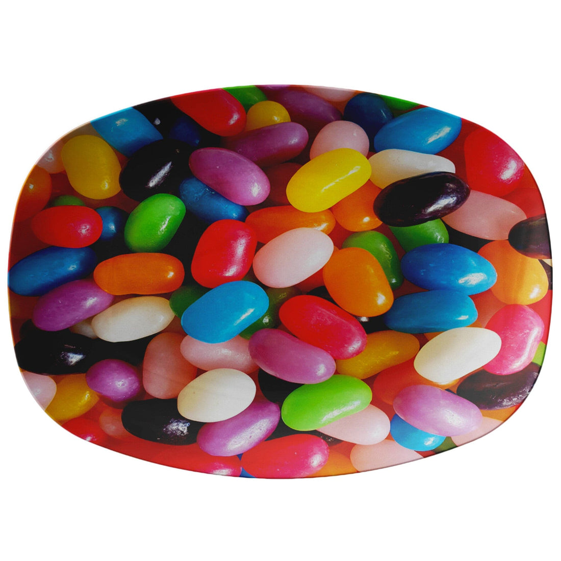 Kate McEnroe New York Jellybeans Candy Decorative Serving PlatterServing Platters9727