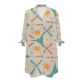 Kate McEnroe New York Jetset Starburst Retro Cover Up, Mid Century Modern Pool Lounge ShirtSwimsuits Cover Ups5wzgLgPScw