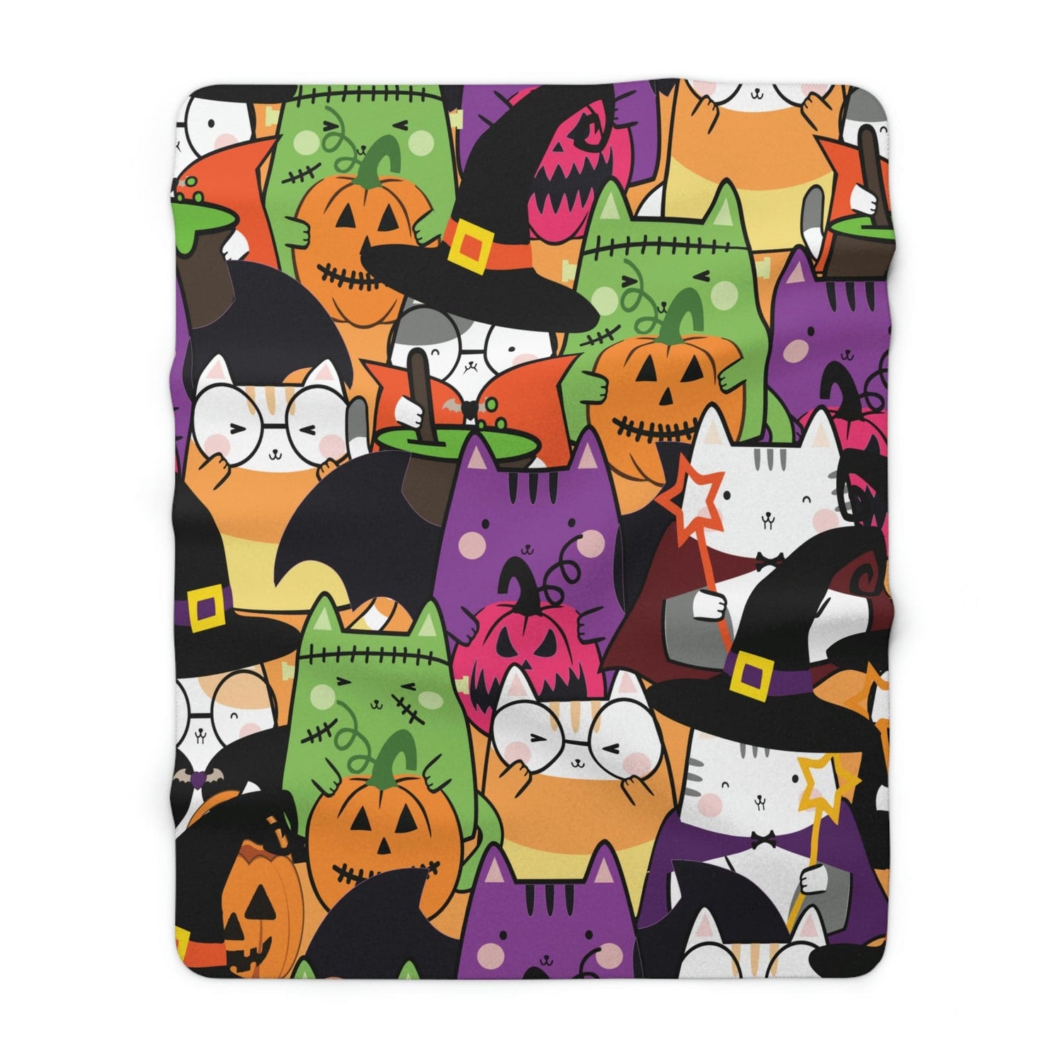 Kate McEnroe New York Kawaii Kids Halloween Cats Blanket Blankets