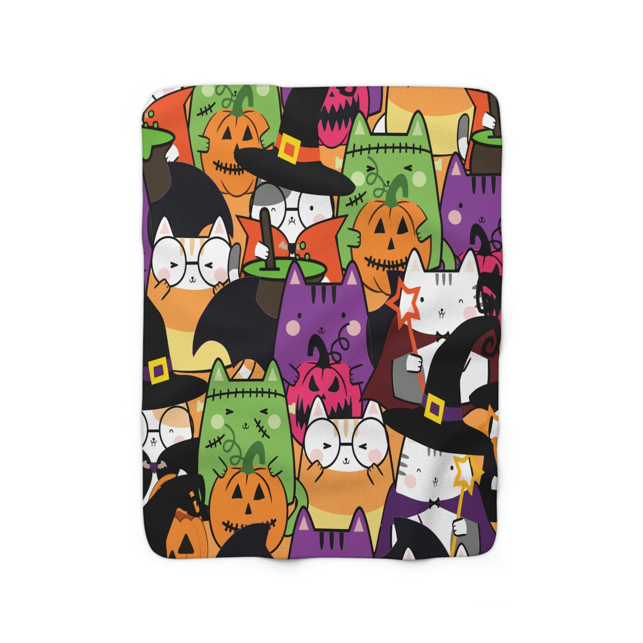 Kate McEnroe New York Kawaii Kids Halloween Cats BlanketBlankets3549443962