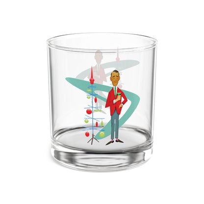 Kate McEnroe New York Kitsch Christmas 1950s Mid Century Modern Retro Rocks GlassWhiskey Glass29709452324100021893-4