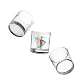 Kate McEnroe New York Kitsch Christmas 1950s Mid Century Modern Retro Rocks GlassWhiskey Glass29709452324100021893-4