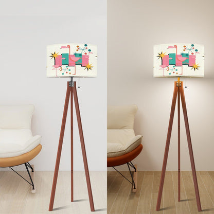 Kate McEnroe New York Kitschy 1950s Palm Springs Flamingo Mid Century Modern Lamp ShadeLamp ShadeszBg8IHsAsl