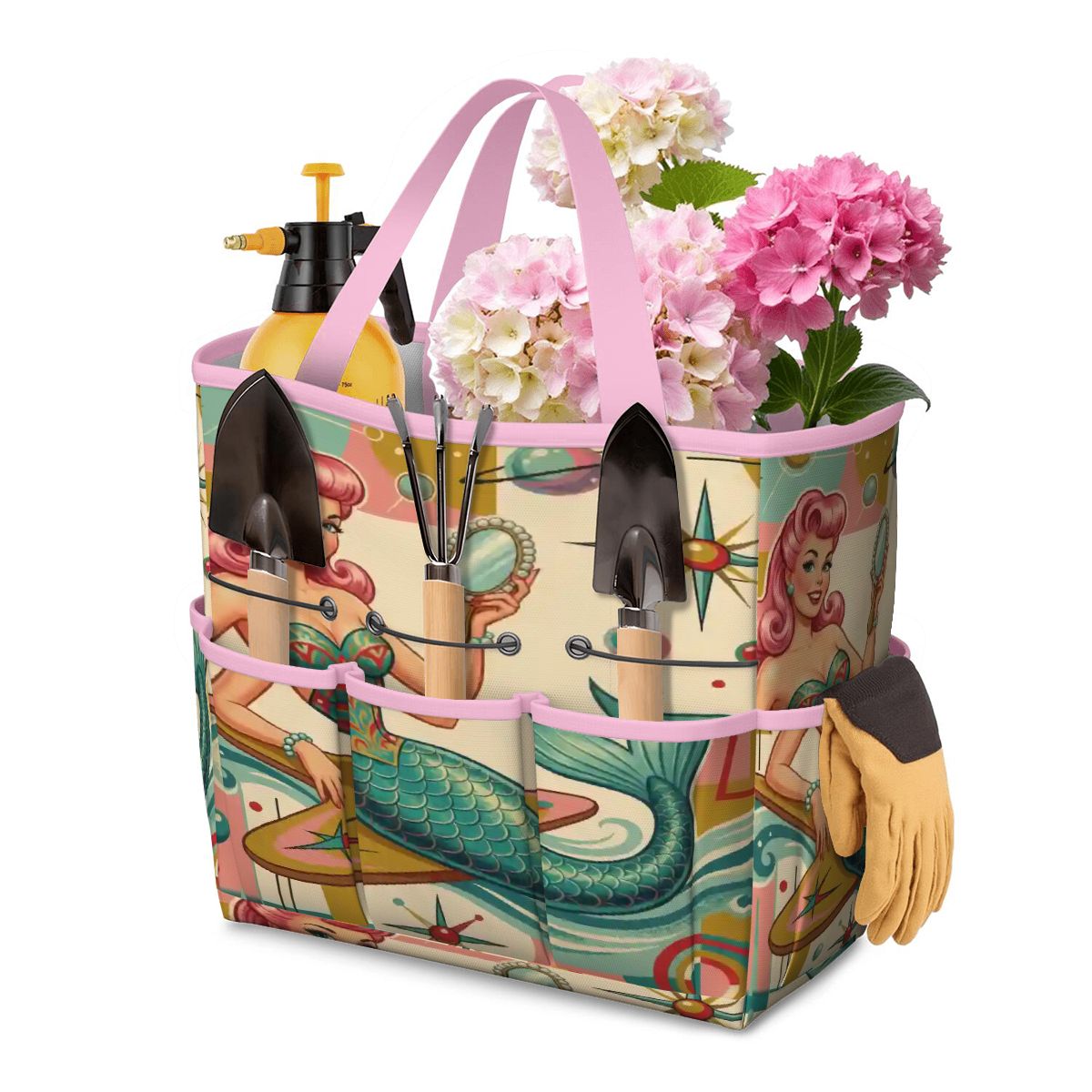 Kate McEnroe New York Kitschy 1950s Retro MCM Mermaid Atomic Starburst Garden Tool BagGarden Tool BagHUC0MqHLFp